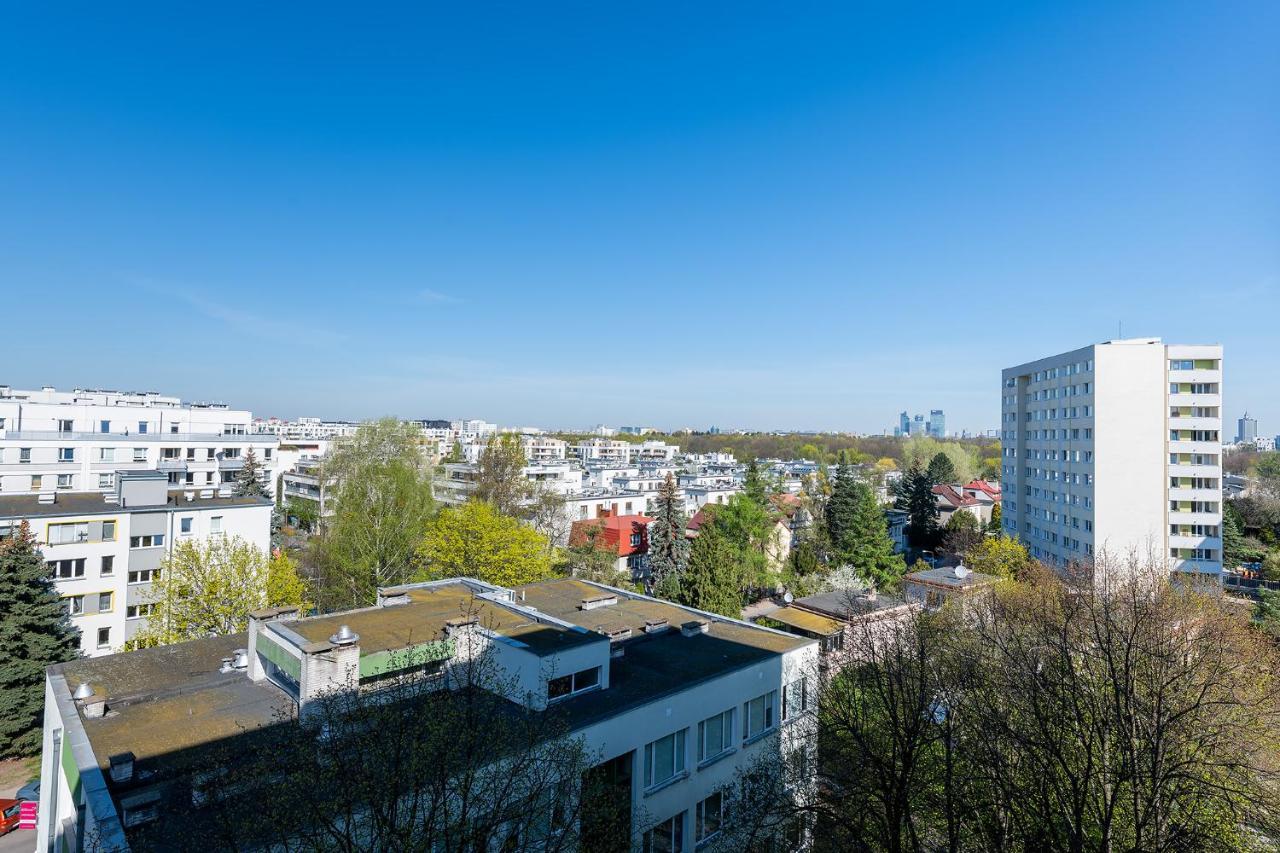 Maklakiewicza 17 - 700M Od Szpitala Mswia - 4Km Do Lotniska Chopina - Maly Balkon - Piekny Widok Na Centrum Warszawy Варшава Экстерьер фото